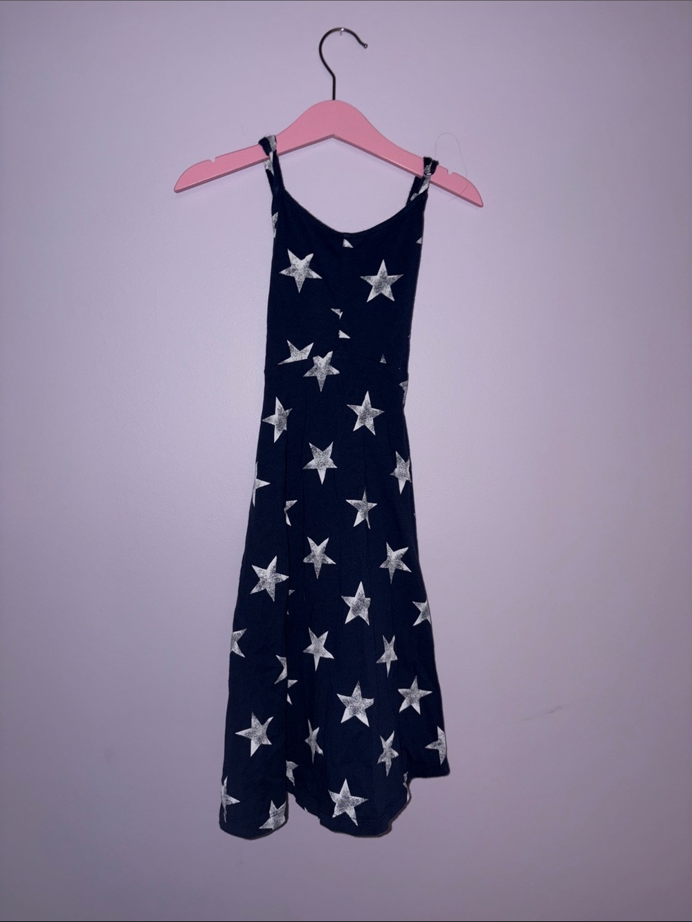 Old Navy Navy Dress with Silver Star Print